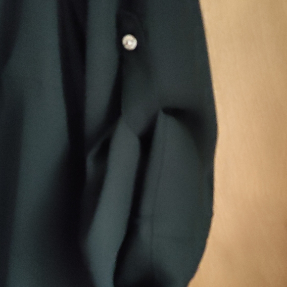 ✨Bebe Women's small sheer black blouse - Picture 3 of 3